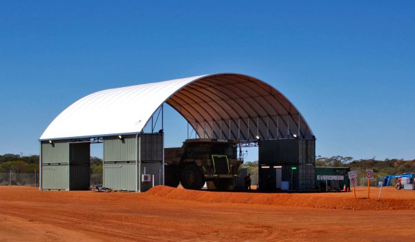 Shipping Container Shed - DomeShelter Australia