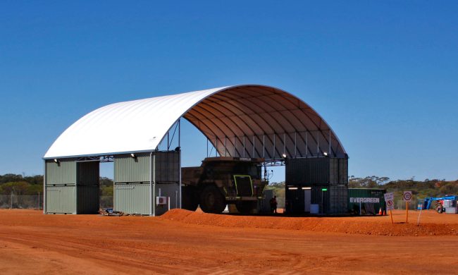 Shipping Container Shed - DomeShelter Australia