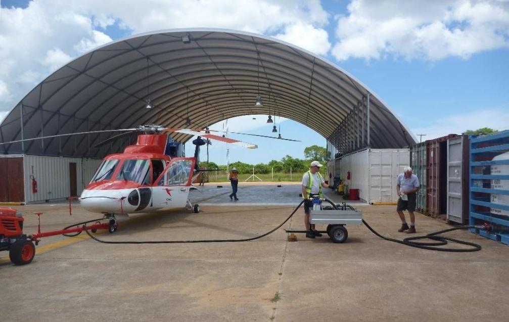 How DomeShelter Australia Helped Ophir Energy Protect Two Helicopters ...