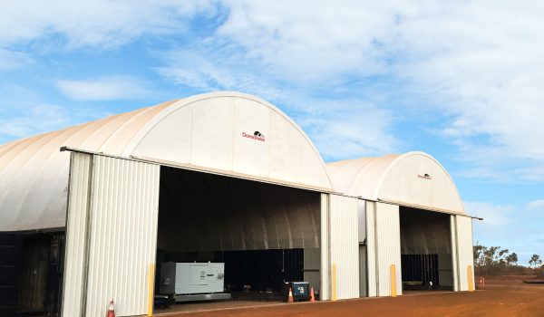 Container Dome Shelters or steel shed?