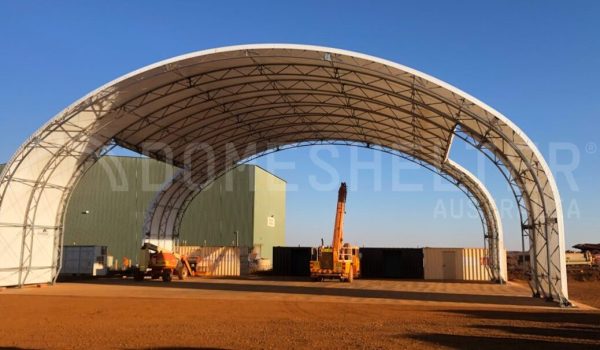 DomeShelter Truss Structure Tyre Change Bay