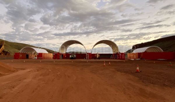 Mine site DomeShelter Fabric Shelters