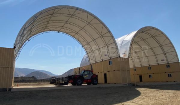 Container Dome Fabric Structures in the Eritrea Bisha Mine